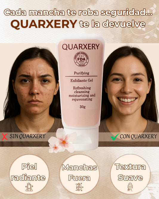 Exfoliante QUARXERY™️| Elimina manchas, puntos negros | Todo tipo de piel