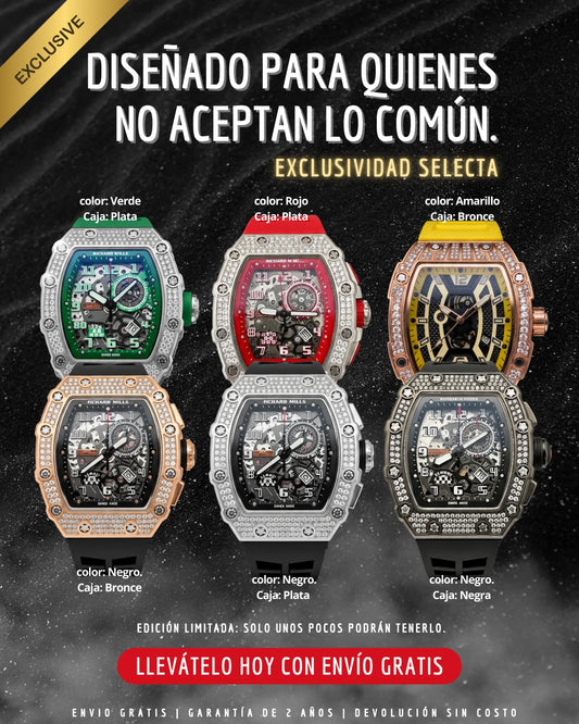 Richard Mille Diamantado™️1.1 | Pieza exclusiva para un verdadero hombre